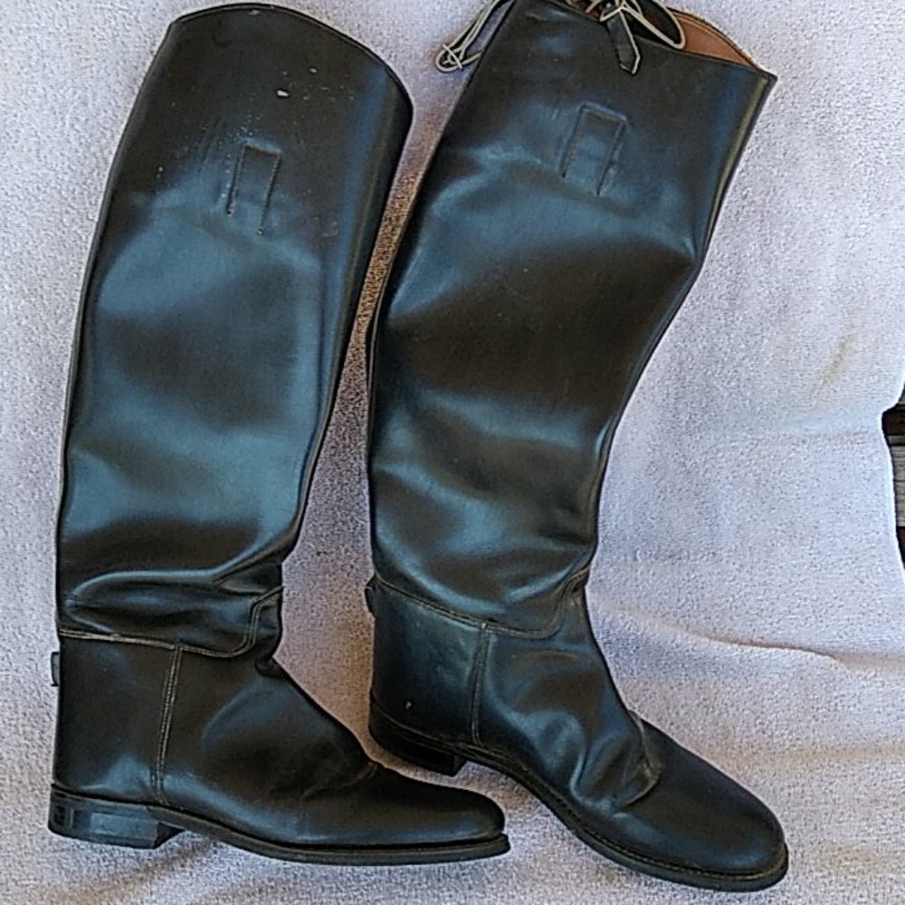 Marlborough English Riding Show Boots Size 7